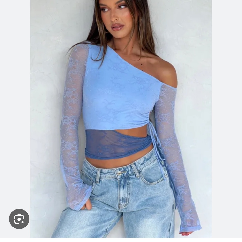 White Fox Best Believe Long Sleeve Top